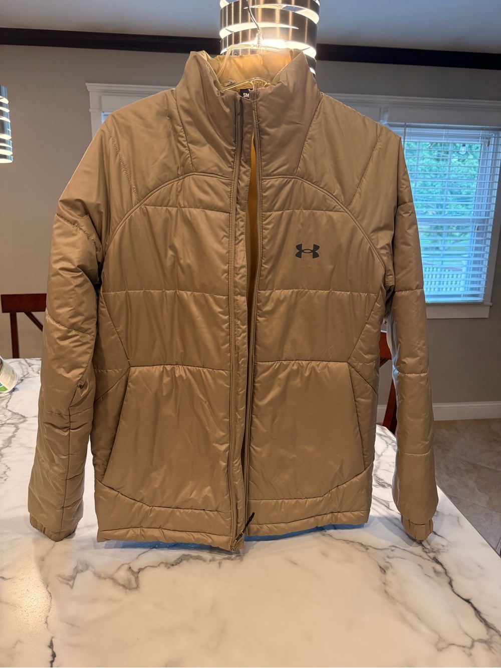 Under Armour Tan Puffer Jacket